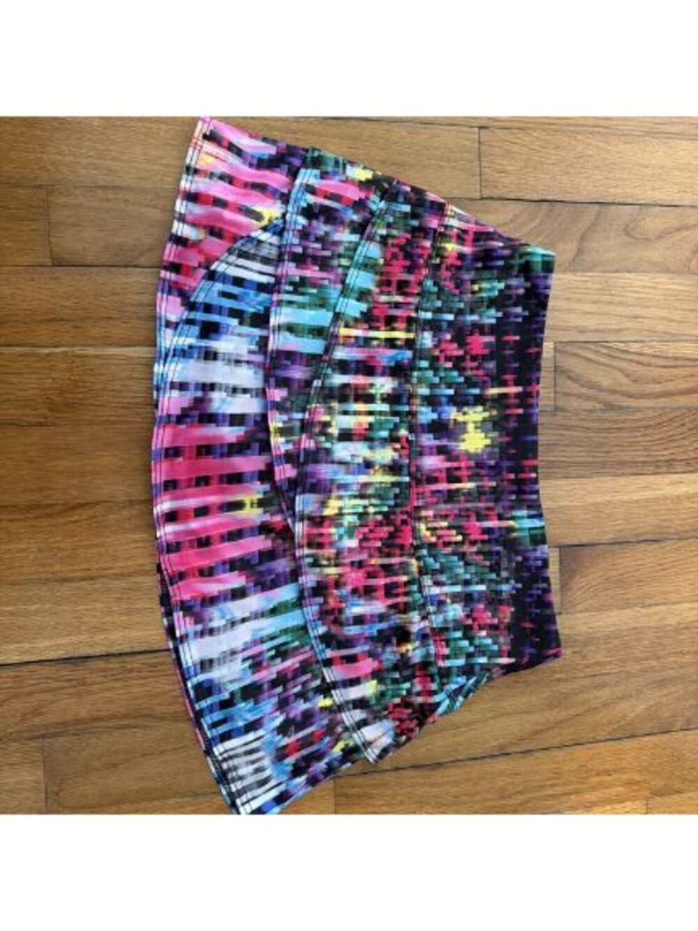 Lucky In Love Women's Multicolor Tiered Tennis Skort Skirt Golf Size S (A41) - Picture 9 of 9